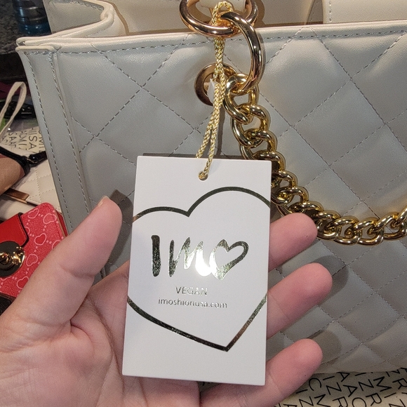 COPY - NWT Large Shoulder Boutique Quilted Vegan Hand Bag & Wallet - Picture 8 of 16